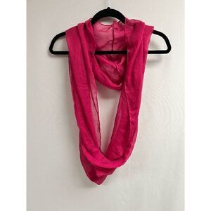 Womens Lightweight Scarf Shawl Pink One Size 100% Polyester